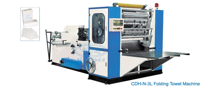 Оборудование для производства бумажных полотенец Z-сложения CDH-N-3L