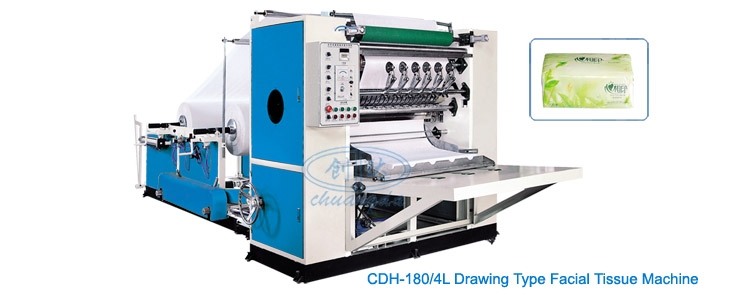 Оборудование для производства бумажных салфеток для лица CDH-180-4L