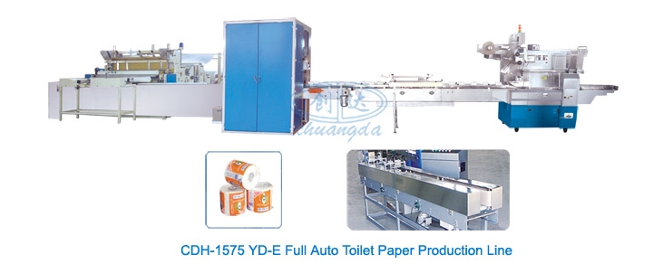 Автоматическая линия для производства туалетной бумаги CDH-1575 YD-E